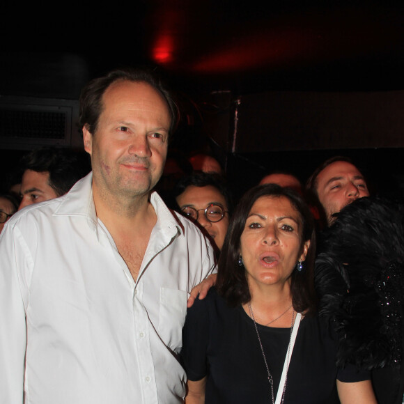 Exclusif - Jean-Marc Germain et sa femme Anne Higalgo (maire de Paris) lors de la soirée d'anniversaire de J.L.Romero-Michel et A.Hidalgo au Banana Café à Paris, France, le 29 juin 2019. © Philippe Baldini/Bestimage 