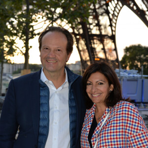 Exclusif - Anne Hidalgo et son mari JeanMarc Germain - Concert de Paris sur le Champ de Mars à l'occasion de la Fête Nationale à Paris le 14 juillet 2019. © Gorassini-Perusseau-Ramsamy/Bestimage