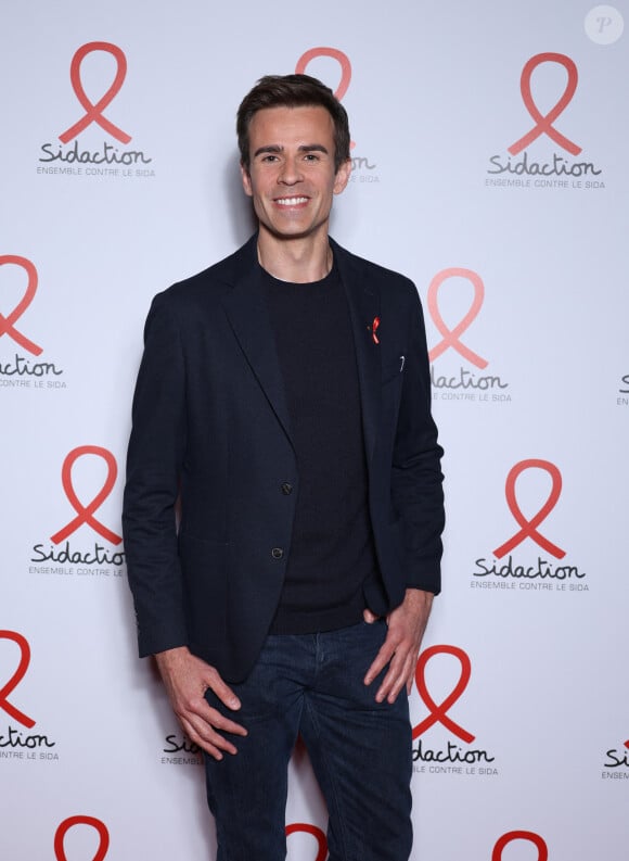 Jean-Baptiste Marteau - Photocall de la soirée de lancement du "Sidaction" au théâtre Edouard VII à Paris le 4 mars 2024. © Denis Guignebourg/Bestimage 