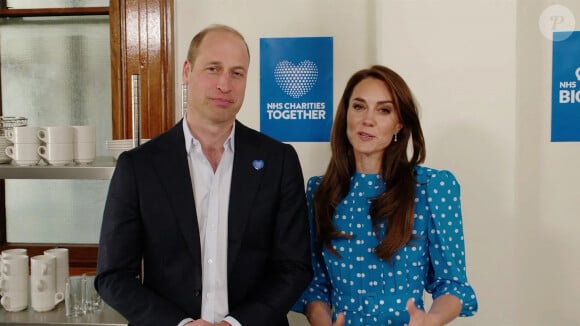 Le prince William, prince de Galles, et Catherine (Kate) Middleton, princesse de Galles, ont surpris le personnel et les patients du NHS lors de la soirée NHS Big Tea 