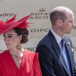 Kate Middleon et le prince William au Royal Ascot