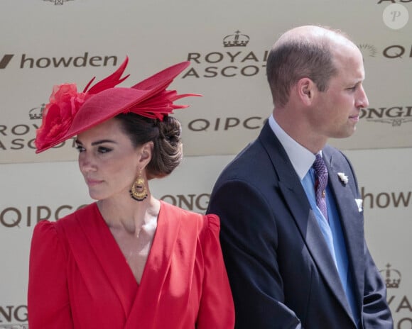 Kate Middleon et le prince William au Royal Ascot