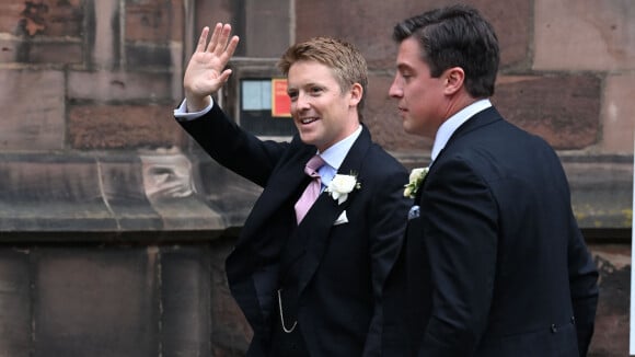 VIDEO Le prince William de mariage : l'épouse de Hugh Grosvenor somptueuse mais face à un imprévu gênant