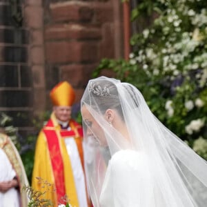 Olivia Henson - Mariage du duc de Westminster, Hugh Grosvenor, et Olivia Henson en la cathédrale de Chester. Le 7 juin © Julien Burton / Bestimage