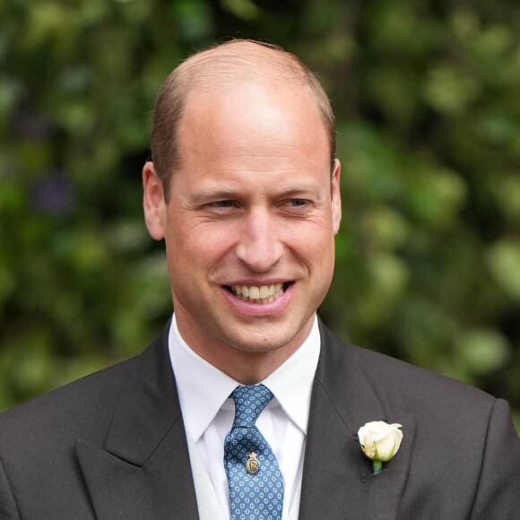 Le prince William, prince de Galles - Mariage du duc de Westminster, Hugh Grosvenor, et Olivia Henson en la cathédrale de Chester, Royaume Uni, le 7 juin 2024. © Julien Burton/Bestimage 