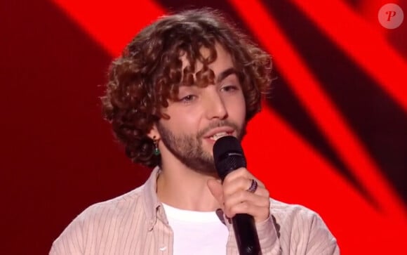 Benjamin Szwarc sur le plateau de "The Voice"