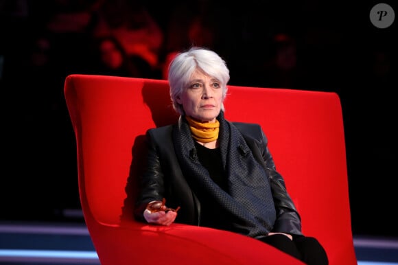 Tout comme Françoise Hardy.
Exclusif - Enregistrement de l'émission "Le Divan" présentée par Marc-Olivier Fogiel avec Françoise Hardy en invitée. Elle sera diffusée sur France 3. © Dominique Jacovides / Bestimage