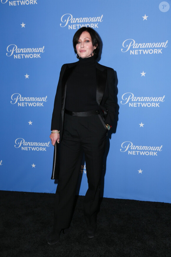 Même chose pour Shannen Doherty, emportée par un cancer du sein
Shannen Doherty - Soirée Paramount Network à l'hôtel Sunset Tower à Los Angeles, Californie, Etats-Unis, le 18 janvier 2018. 