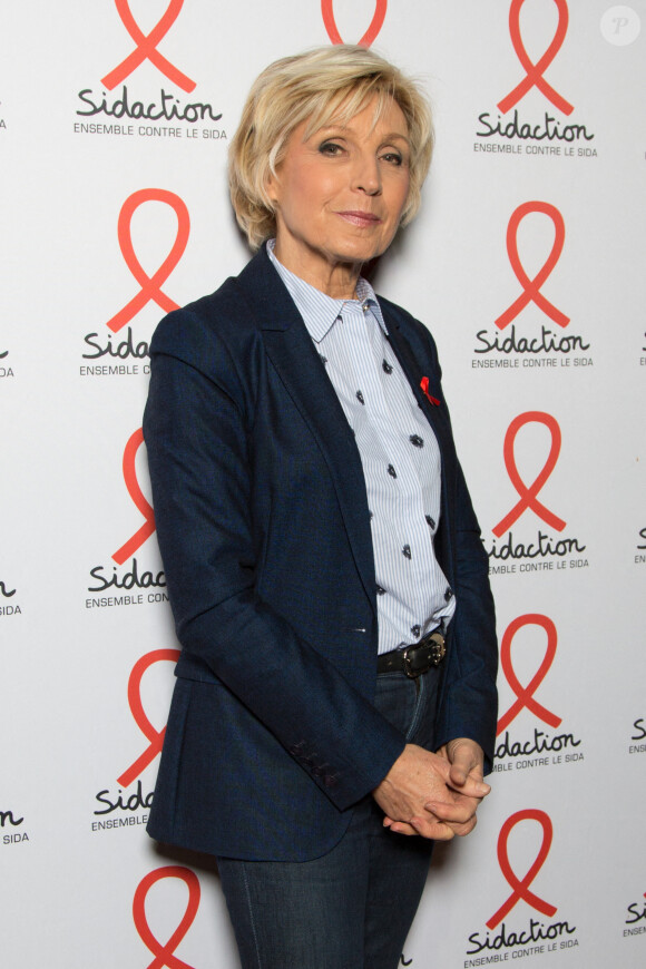 Evelyne Dhéliat participe au lancement du Sidaction 2022 à la Salle Wagram le 7 mars 2022 à Paris. Nasser Berzane/ABACAPRESS.COM