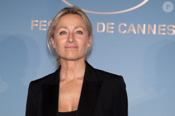 Anne-Sophie Lapix assiste à la cérémonie d'ouverture du dîner de gala officiel Arrivées lors de la 77e édition du Festival de Cannes au Casino Le Palm Beach le 14 mai 2024 à Cannes. David NIVIERE/ABACAPRESS.COM