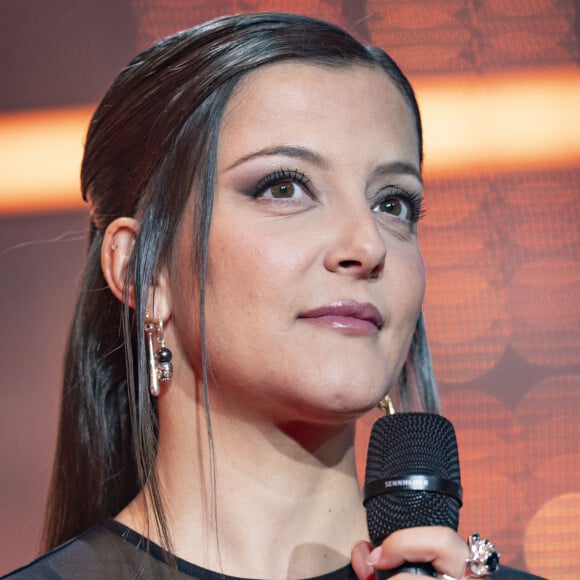 Exclusif - Camille Lellouche lors de l'enregistrement de la soirée "Les 30 ans du sidaction - la soirée événement" au Grand Rex à Paris diffusée le 23 mars 2024 sur France 2 © Cyril Moreau / Coadic Guirec / Bestimage 