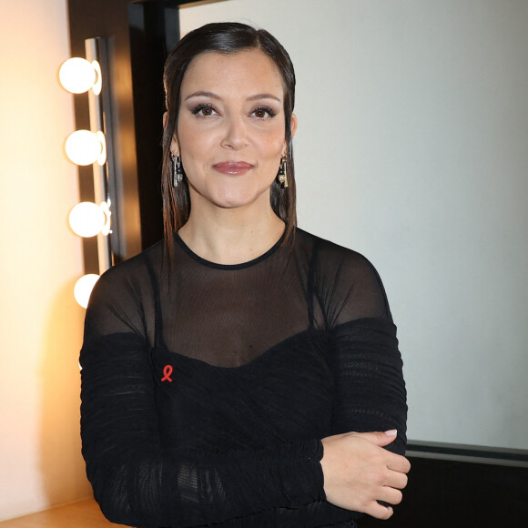 Exclusif - Camille Lellouche en backstage de l'enregistrement de la soirée "Les 30 ans du sidaction - la soirée événement" au Grand Rex à Paris diffusée le 23 mars 2024 sur France 2 © Coadic Guirec / Cyril Moreau / Bestimage 