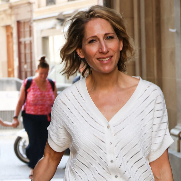 Maud Fontenoy à la cérémonie de remise des prix pédagogiques pour l'Océan de la Maud Fontenoy Foundation le 8 juin 2023 au coeur du magnifique Théâtre de l'Oeuvre. © Coadic Guirec / Bestimage