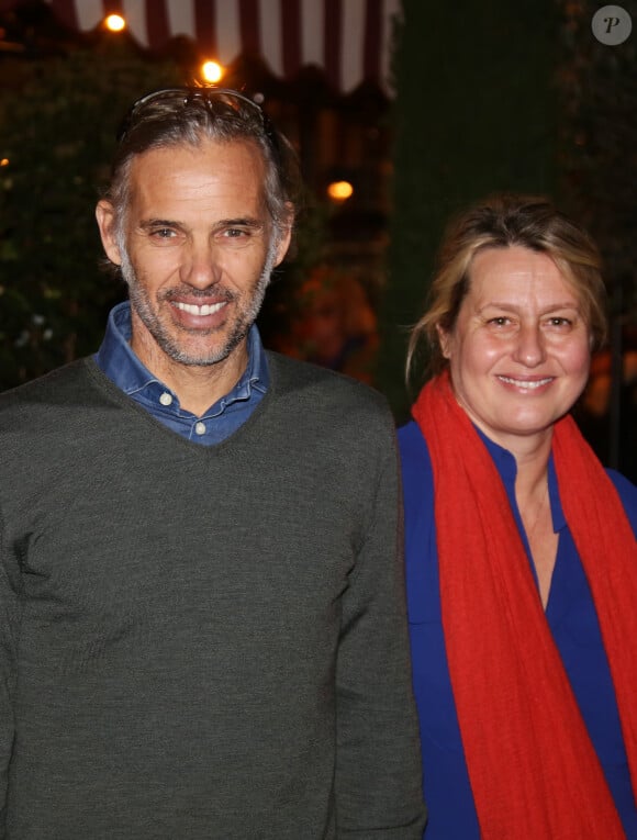 Exclusif - Paul et Luana Belmondo - Alessandro Belmondo, le fils de P. et L. Belmondo est chef cuisinier dans le nouveau restaurant "Il Cara Rosso" dont c'est l'inauguration ce jour, à Saint-Cloud le 31 janvier 2018. © Denis Guignebourg/Bestimage