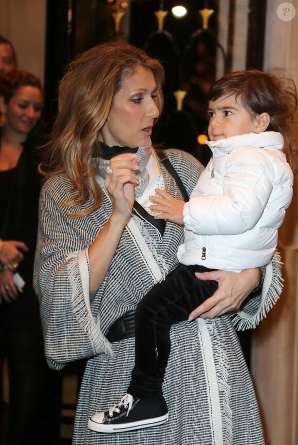 Céline Dion et son mari René Angélil, 30 décembre 2012.