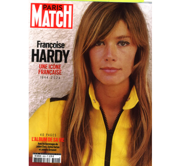 Couverture du Paris Match hors-série consacré à Françoise Hardy du samedi 15 juin 2024