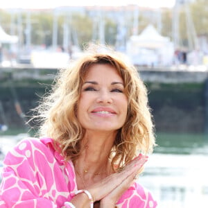 Ingrid Chauvin au photocall de la série "Demain Nous Appartient" lors de la 25ème édition du Festival de la fiction de la Rochelle, France, le 16 septembre 2023. © Denis Guignebourg/BestImage 