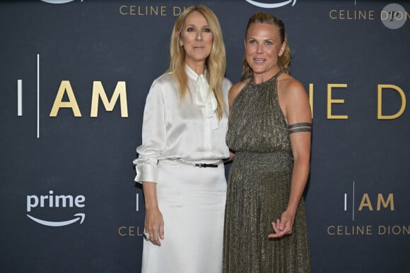 Céline Dion et Irene Taylor à la projection du documentaire "I am : Celine Dion" à New York le 17 juin 2024.