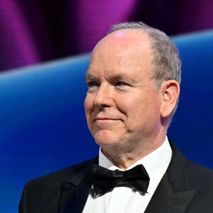 Le prince Albert II de Monaco et la princesse Charlene durant la cérémonie de clôture du 63ème Festival de Télévision de Monte-Carlo au Grimaldi Forum à Monaco, le 18 juin 2024. © Bruno Bebert / Bestimage