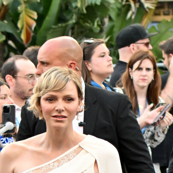 La princesse Charlene de Monaco durant la cérémonie de clôture du 63ème Festival de Télévision de Monte-Carlo au Grimaldi Forum à Monaco, le 18 juin 2024. © Bruno Bebert / Bestimage