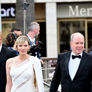 Le prince Albert II de Monaco et la princesse Charlene durant la cérémonie de clôture du 63ème Festival de Télévision de Monte-Carlo au Grimaldi Forum à Monaco © Bruno Bebert / Bestimage