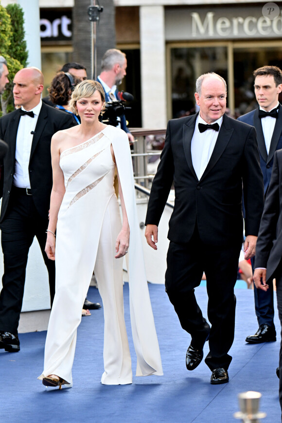 Le prince Albert II de Monaco et la princesse Charlene durant la cérémonie de clôture du 63ème Festival de Télévision de Monte-Carlo au Grimaldi Forum à Monaco © Bruno Bebert / Bestimage