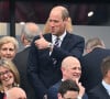 Dans le cadre de l'Euro 2024 de football.
Le prince William pendant Danemark-Angleterre, match comptant pour l'Euro. © EURO 2024 News Pool (ENP)/MirrorPix/Bestimage