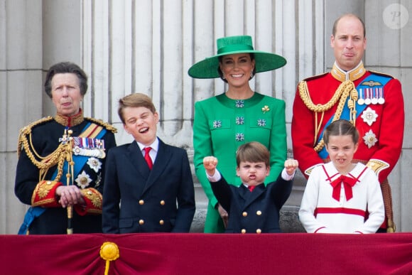Le prince William, la princesse Catherine, Kate, et leurs enfants George, Charlotte et Louis lors de Trooping the Colour le 17 juin 2023 © Justin Ng/Avalon/ABACAPRESS.COM