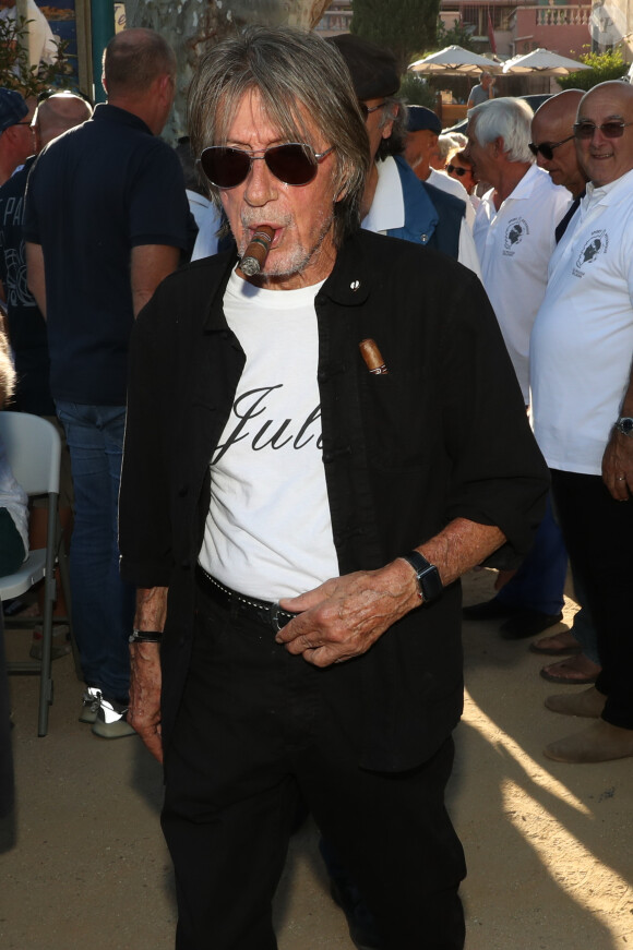 Jacques Dutronc - Challenge Henri Salvador 2019, Un tournoi VIP de Pétanque "Souvenir Henri-Salvador" organisé chaque année à l'Ile-Rousse par le Sport Pétanque Ile-Rousse, en Corse, France, le 13 Septembre 2019. © Olivier Sanchez/Crystal/Bestimage