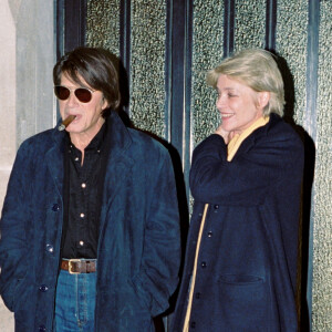 C'est là-bas d'ailleurs qu'ils se sont réfugiés au début de leur relation.
Jacques Dutronc et Françoise Hardy lors du mariage de Michel Sardou avec Anne-Marie Périer