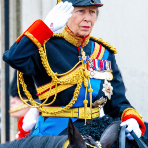 La princesse Anne - Les membres de la famille royale britannique lors de la parade Trooping the Color à Londres, Royaume Uni, le 15 juin 2024. © Backgrid USA/Bestimage