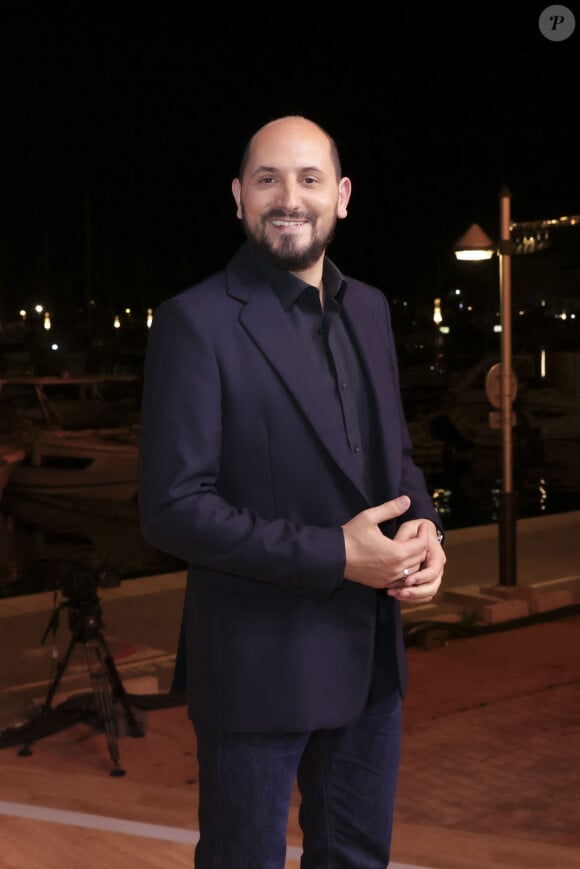 Exclusif - Karim Rissouli pose en marge de l'émission "C ce Soir" lors du 77ème Festival International du Film de Cannes le 23 mai 2024. © Jack Tribeca / Bestimage