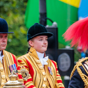 Le roi Charles III d'Angleterre et L'empereur du Japon Naruhito - Cérémonie d'accueil et trajet en calèche lors de la visite de l'empereur Naruhito du Japon à Londres le 25 juin 2024. © Photoshot / Panoramic / Bestimage 