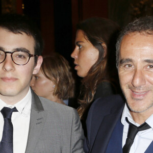 Elie Semoun et son fils Antoine - People lors du dîner d'ouverture du 42ᵉ Festival du cinéma Américain de Deauville. Le 2 septembre 2016 © Christophe Aubert via Bestimage