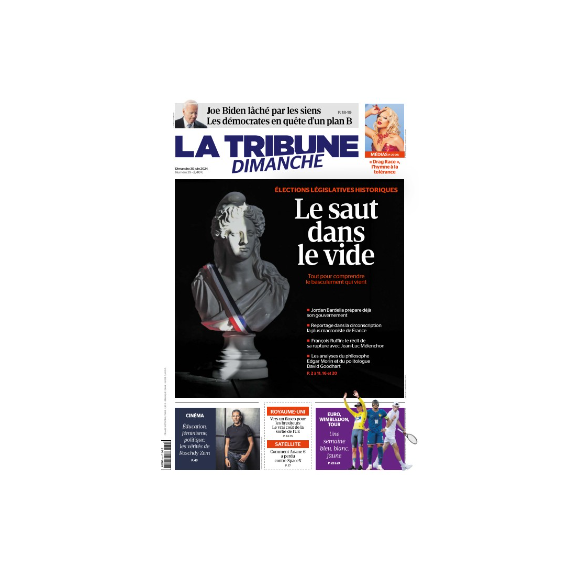 Une de la "Tribune du Dimanche" du 30 juin 2024