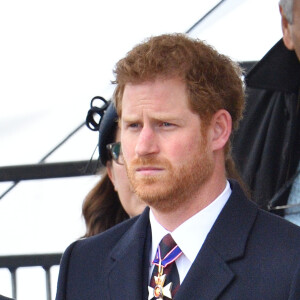 Le prince Harry - Inauguration d'un monument à la mémoire des forces armées et civiles qui ont servies pendant la guerre du golf et les conflits en Irak et Afghanistan à Londres le 9 mars 2017. Ici, les invités pendant la parade des Horse Guards. 