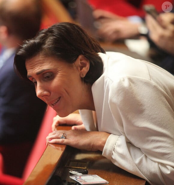 Laure Lavalette - Questions au gouvernement à l'Assemblée nationale à Paris le 25 octobre 2023.