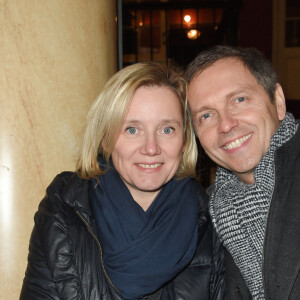 Quant à Thomas Hugues, il est marié avec la productrice Isabelle Roche.
Thomas Hugues et sa femme Isabelle Roche - People à la générale du woman show "Vive Demain !" de Michèle Bernier au théâtre des Variétés à Paris le 28 janvier 2019. © Coadic Guirec/Bestimage 