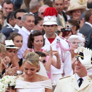 Mariage du prince Albert de Monaco et de la princesse Charlene.