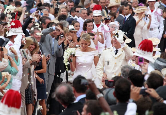 Mariage du prince Albert de Monaco et de la princesse Charlene.