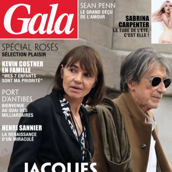 Couverture du magazine Gala paru le jeudi 4 juillet 2024.