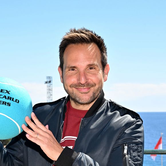 Christophe Michalak aux Masters 1000 de Monte-Carlo sur le court Rainier III à Roquebrune-Cap-Martin, France, le 13 avril 2023. © Bruno Bebert/Bestimage