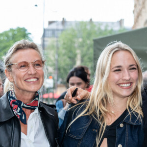 Chloe Jouannet, Sandor Funtek et Alexandra Lamy assistent à la première du "Nouveau Monde" à Paris le 20 juin 2024. Alexis Jumeau/ABACAPRESS.COM