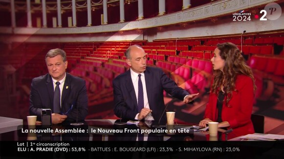 Jean-François Copé et Clémence Guetté haussent le ton sur le plateau de France 2.