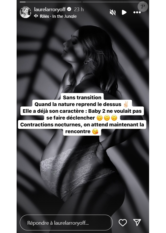 En story sur Instagram, Laure indique avoir filé à l'hôpital après des contractions survenues en pleine nuit.
Laure (Mariés au premier regard) a semble-t-il accouché de son deuxième enfant !