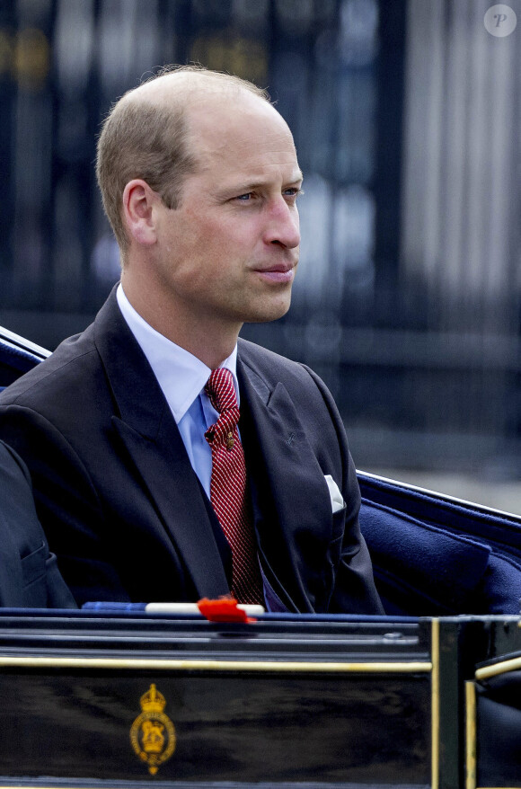 Le Prince William, Prince de Galles pendant la cérémonie de bienvenue pour le début de la visite d'État en Grande-Bretagne de l'Empereur et de l'Impératrice du Japon le 25 juin 2024 à Londres, Angleterre Photo : Albert Nieboer