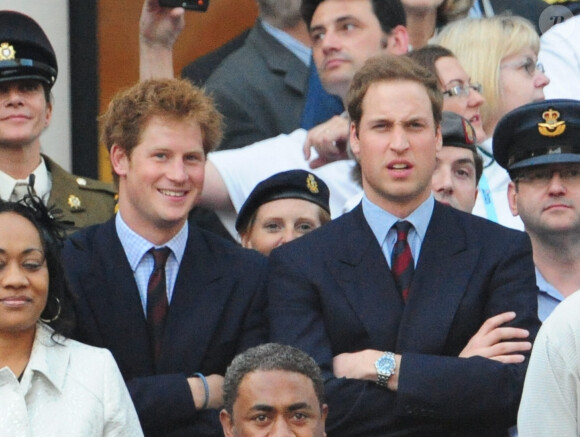 Le Prince William et le Prince Harry à Londres.