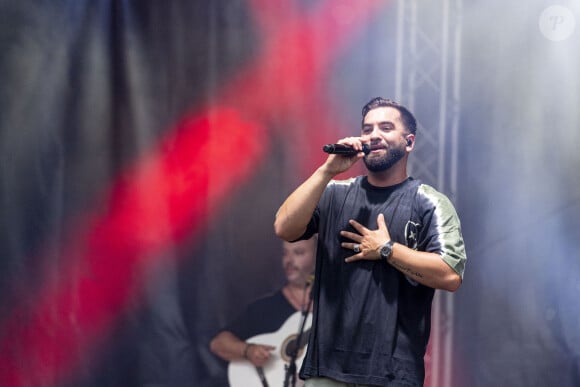 Après sa convalescence et sa rééducation, il a posé ses valises sur la Côte d'Azur.
Kendji Girac en concert lors du Festival "Paris Paradis" au parc de la Villette à Paris le 10 septembre 2023