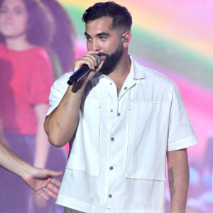 C'est ce que dévoile "Paris Match" dans son édition du jour.
Kendji Girac lors de l'enregistrement de l'émission "Les chansons de l'été" dans les Arènes de Nîmes, diffusée le 17 juin sur TF1