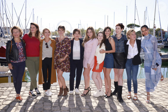 Sylvie Flepp, Anne Decis, Elodie Varlet, Léa François, Cécilia Hornus, , Lola Marois, Marie Mallia, Eleonore Sarrazin, Marie Réache, , Caroline Riou, Horya Benabet PLUS BELLE LA VIE Le festival de fiction TV de La Rochelle samedi 17 septembre 2022. © Christophe Aubert via Bestimage